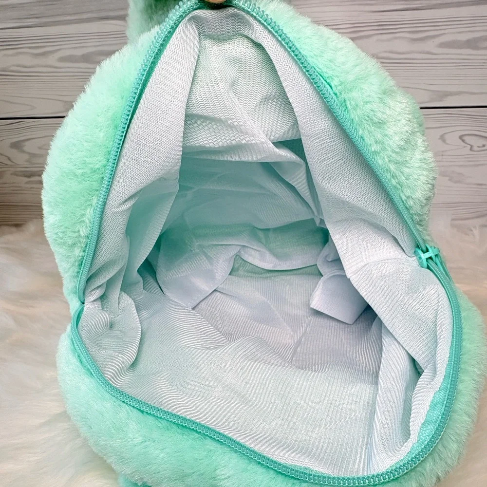Mint Green Labubu Plush Backpack‎
